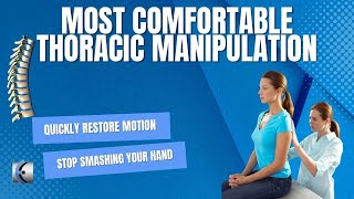 Supine Thoracic Thrust Manipulation  most comfortable thoracic manipulation [upl. by Silber]