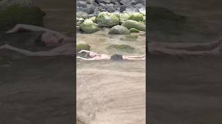 🔥LORAX DAY SPA on Honopū Beach Na Pali Coast hawaii beach shortsfeed [upl. by Bora]