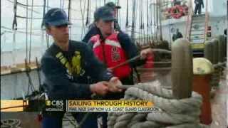 On board Americas tall ship USCGC EAGLE [upl. by Hailed]