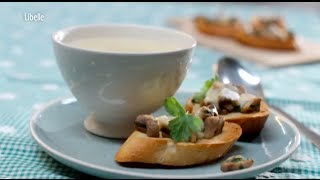 Soepje met brie en champignonbruschetta [upl. by Maloney154]