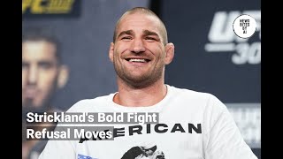 Sean Strickland Dodges UFC Fight in Australia [upl. by Alisander557]