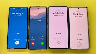 Incoming Call fake amp BabyPhone Samsung A51 vs BlackView A200  Z Flip5  Poco X6 [upl. by Zetrom848]