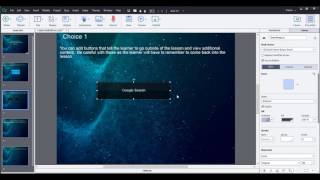 Adobe Captivate Inserting Buttons [upl. by Publia]