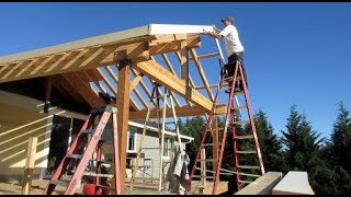 Roof Framing the Deck II Johnson Family [upl. by Elison]