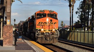 03172024 Railfanning Fullerton Feat BNSF 8257 leading UWATHKN Metrolink AMTK 6901 NS amp More [upl. by Irena547]