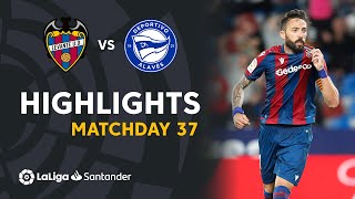 Resumen de Levante UD vs Deportivo Alavés 31 [upl. by Atillertse]