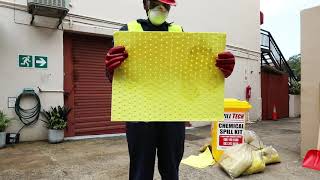 How to use your Spill Tech Chemical Spill Kit Zulu [upl. by Lessig459]