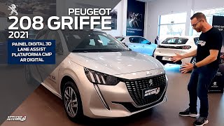 NOVO PEUGEOT 208 GRIFFE 2021 AVALIAÇÃO COMPLETA [upl. by Moule]