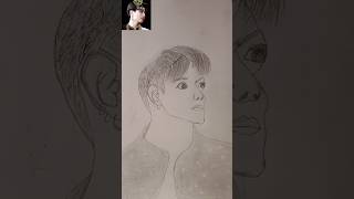 BTS jk drawing blackpinkartistxbtsmusicartviralshortnewsongdrawingtutorialsdrawingideasbtsart [upl. by Adleremse]