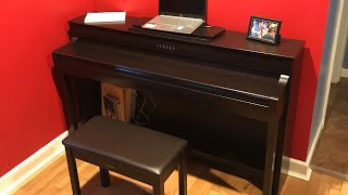 Yamaha Clavinova CLP 735 Rosewood Unboxing [upl. by Fifine]