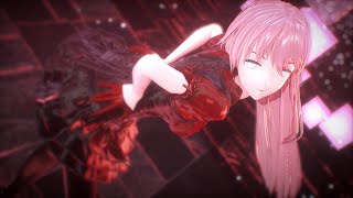 【MMD】 Electronica In The Velvet Room 【YYB Red Gothic Megurine Luka  巡音ルカ】 [upl. by Aleit571]