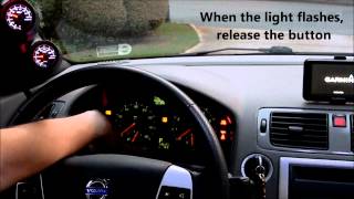 Volvo S40 How to Reset Service Indicator Light [upl. by Haodnanehs466]