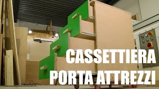 CASSETTIERA PORTA ATTREZZI  Progetto FAI DA TE  Festa del Bricolage [upl. by Dnalra]