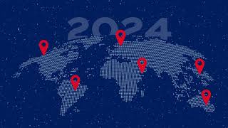 Carte bonne année entreprise internationale 2024 FX140  Vidéostorytelling by Néologis [upl. by Groome]