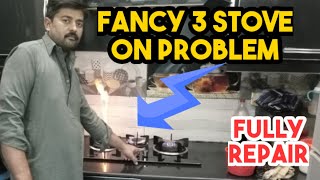 Automatic Gas Stove Servicing auto Ignition Gas Stove full Repair at home [upl. by Alcina]