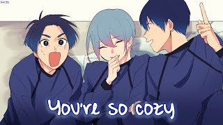 Nightcore  Cozy Jeremy Zucker Lauv Alexander 23  Lyrics [upl. by Aicele]