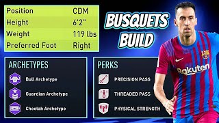 DEEP LYING PLAYMAKER BEST SERGIO BUSQUETS CDM BUILD in FIFA 22 PRO CLUBS [upl. by Witkin]