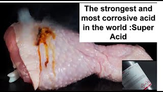 The strongest and most corrosive acid in the world Super Acid [upl. by Hyatt784]