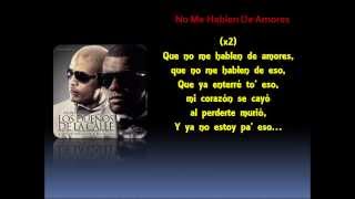 Pacho y Cirilo  No Me Hablen De Amores LETRA Reggaeton romantco [upl. by Edrahs]