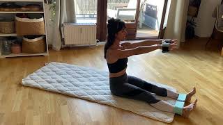 40Minute Wrist Weights amp Resistance Band Pilates Flow [upl. by Paola]