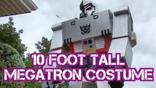 10 FT Tall Megatron G1 Transformers Costume [upl. by Sorcim]