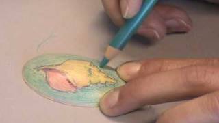 Art Jewelry  Coloring copper metal with colored pencils [upl. by Eresed]