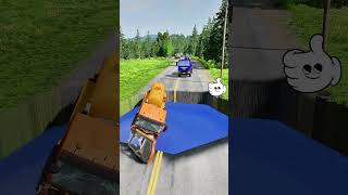 tankertruck truck pothole simulation shorts [upl. by Garrick]