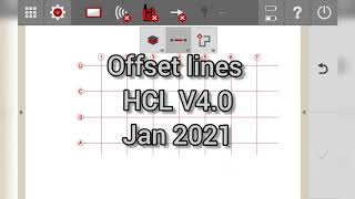 62 PLC 400 Tutorial 062  Offset a drawing line using HCL v40 [upl. by Cogan]