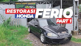 RESTORATION HONDA CIVIC PART 1 [upl. by Illac831]