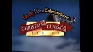 Christmas Classics Series  Family Home Entertainment 1992 Promo VHS Capture [upl. by Nolra812]