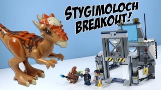 LEGO Jurassic World Fallen Kingdom Stygimoloch Breakout Speed Build 2018 [upl. by Nas620]