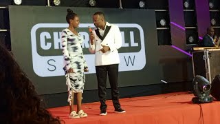 MC JESSY INTRODUCES KATUMBI ON CHURCHILL SHOW FOR THE FIRST TIME😊🙌 [upl. by Cathryn]