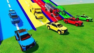 TRANSPORTING FULL COLORED DACIA DUSTER amp LOGAN CARS WITH MAN TRUCKS  Farming Simulator 22 [upl. by Addiego]