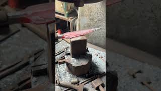 Making Spears trending handmade swordmaking shortvideo sword makingsword blade knife [upl. by Mailand]