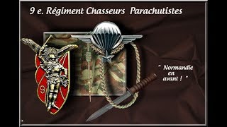 Chant du 9e RCP 🇫🇷 chant parachutiste [upl. by Esdnil]