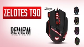 Zelotes t90 Gaming Mouse  افضل ماوس العاب رخيص [upl. by Aitnahc]