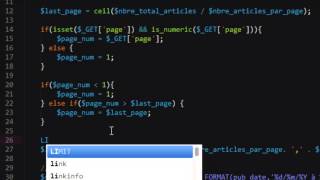 PAGINATION EN PHP  Partie 2 [upl. by Earley]