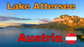 Biggest Lake in Austria  Lake Attersee  Oberösterreich 4k [upl. by Vassar]