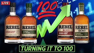 Rebel 100 Bourbon amp Rye Whiskey  Does Proof Really Matter [upl. by Nelyahs835]