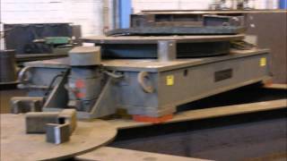 120 TON ARONSON FT240 FLOOR TURN ROTARY TABLE WELDING POSITIONER [upl. by Anilac]