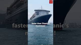 QM2 is Faster than Titanic WAY faster shorts [upl. by Poirer]