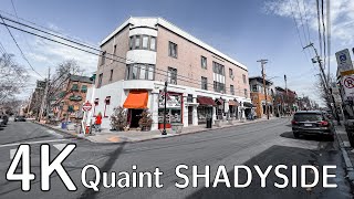 Virtual Walking Tour Through the Streets of Quaint Shadyside Pittsburgh Pa  Shadyside Village 2022 [upl. by Ahsiuqal76]