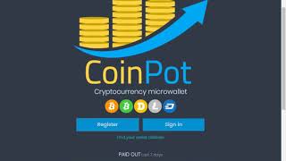 Coinpot part 1 All in 1 [upl. by Regdor]