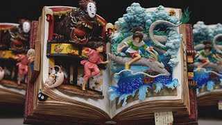 Spirited Away Book Diorama by Zuoban Studio 🔥 [upl. by Oinigih289]