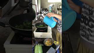 cooking ampalaya with egg healthyfood yummyfood [upl. by Clemmy]