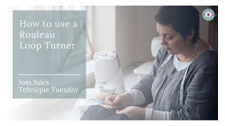 Technique Tuesday  How to use a Rouleau Loop Turner [upl. by Asennav398]