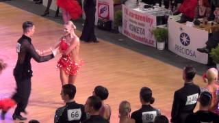 Brno Open 2012  Miha Vodicar  Nadiya Bychkova  chacha [upl. by Mera]