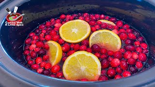 Mulled Wine Recipe in the Slow Cooker [upl. by Harriman]