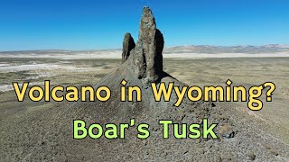 Boars Tusk Wyoming An Odd Volcano [upl. by Thorman450]