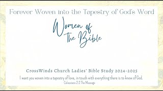 Women of the Bible  Lesson 6 Jochebed amp Miriam 20241023 WBS [upl. by Ennovy]